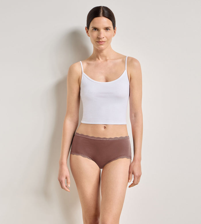 Lot de 2 shortys cendre Daily Coton Dentelle