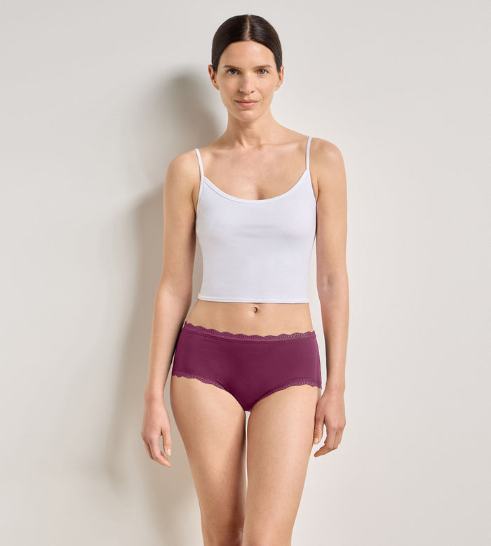 Lot de 2 shortys rose émeraude Daily Coton Dentelle