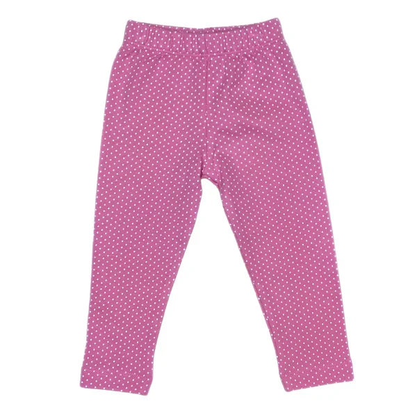 Luigi - Leggings - Pink w/ White Polka Dots