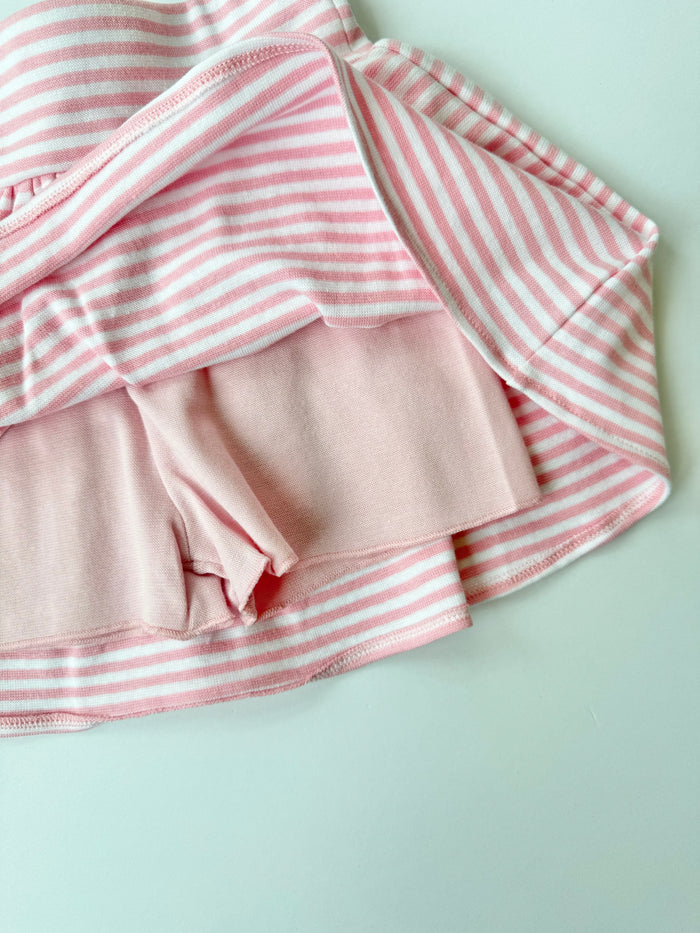 Luigi - Skort - Pink/White Stripe