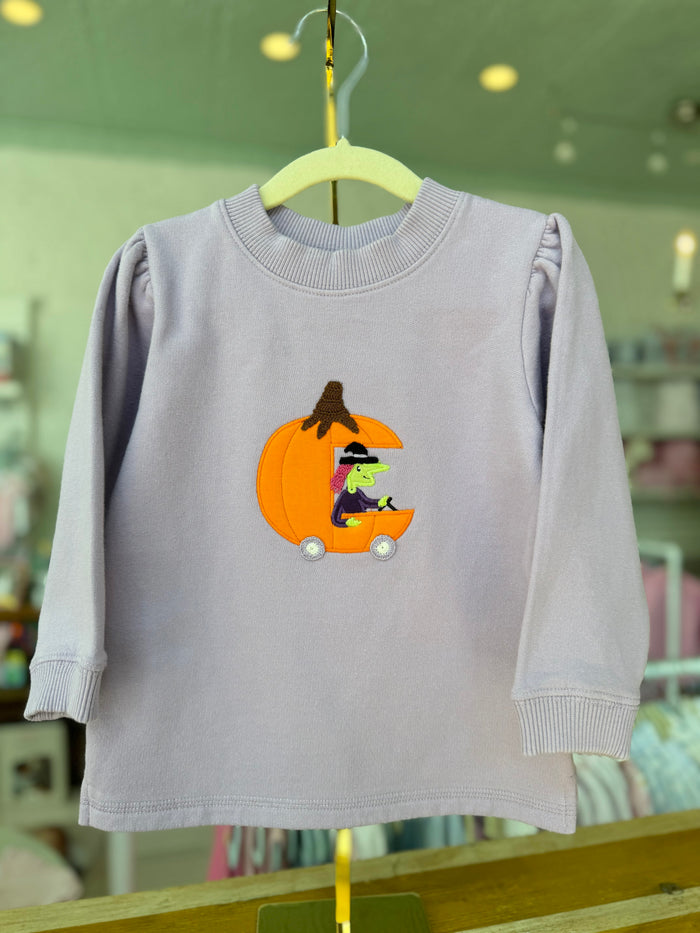 Luigi - Sweatshirt - Pumpkin Witch Car