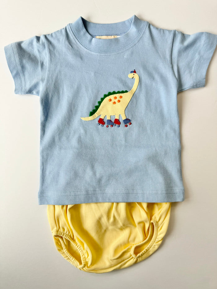 Luigi - Tee + Bloomer Set -Roller Dino