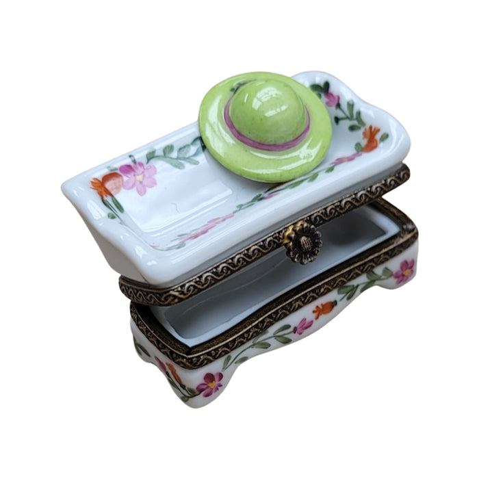 Lutyens Garden Bench Limoges Box Porcelain Limoges Garden French Trinket Box