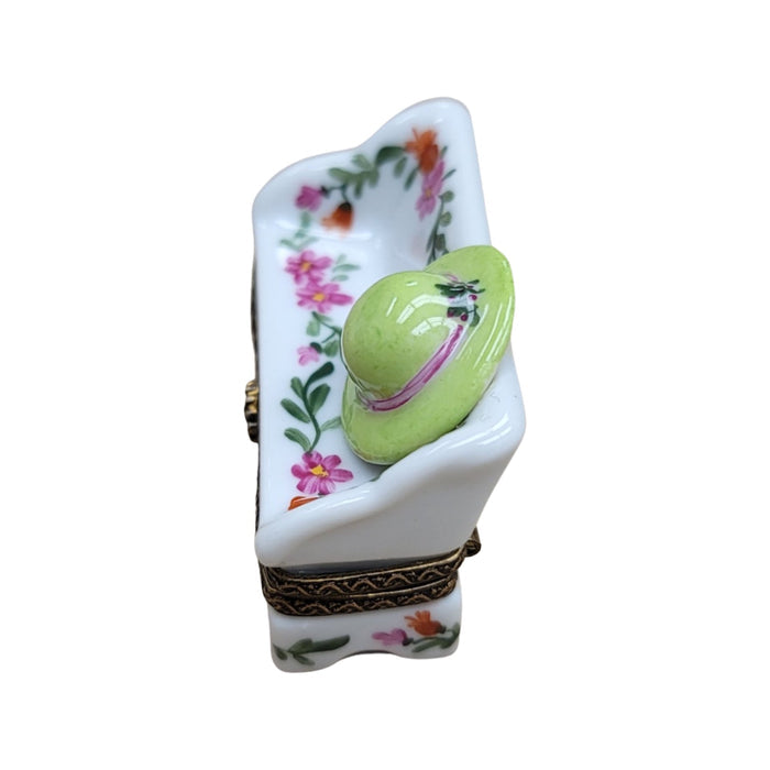 Lutyens Garden Bench Limoges Box Porcelain Limoges Garden French Trinket Box
