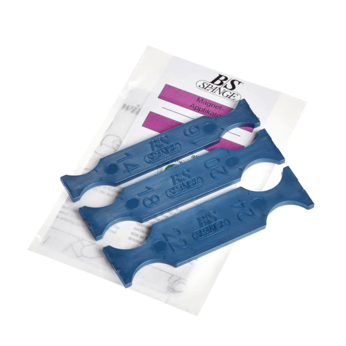 Magnetic applicator for B/S tabs - Individually or in batches - Ruck B/S Spange