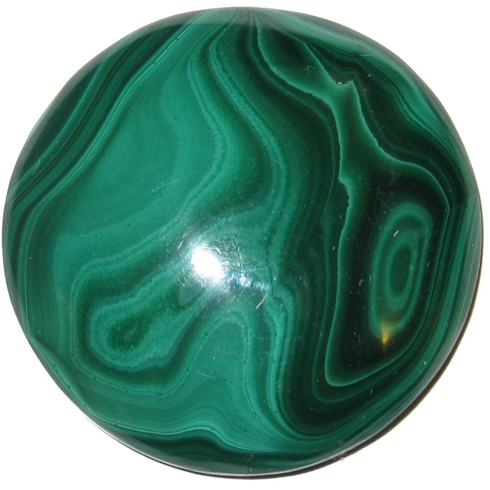 malachite round cabochon