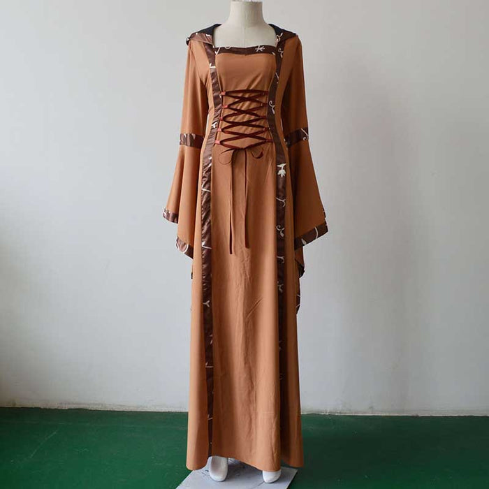 Medieval Court Long Dress Halloween Cosplay Costume 18066