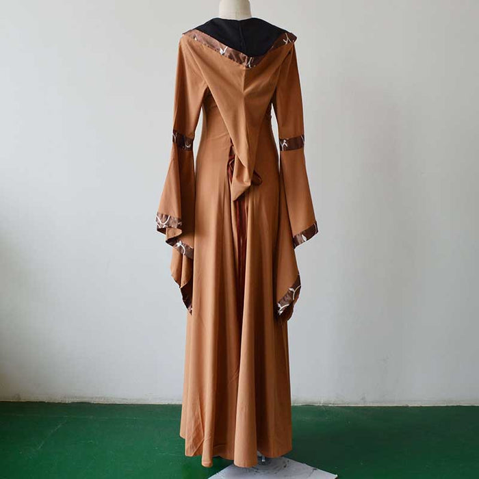 Medieval Court Long Dress Halloween Cosplay Costume 18066