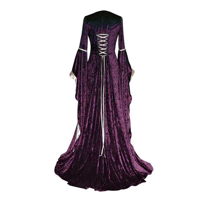 Medieval Court Long Dress Halloween Cosplay Costume 1834