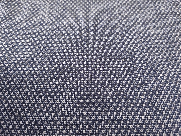 Medium Weight Linen Cotton Polyester Dobby Fabric 4636 - The Linen Lab - Navy(Dark)