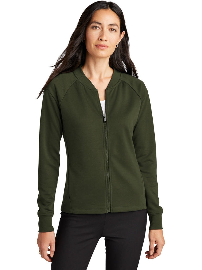 no-logo MERCER+METTLE Ladies Double-Knit Bomber-Regular-Mercer Mettle-Thread Logic
