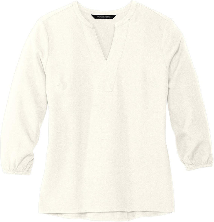 MERCER+METTLE Ladies Stretch Crepe 3/4-Sleeve Blouse