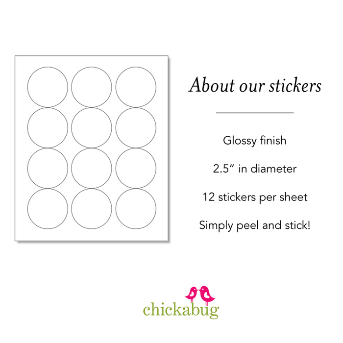 Mice Valentine's Day Stickers