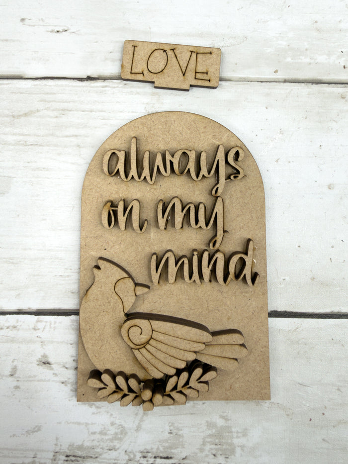 MINI Always on My Mind Arch Insert for Interchangeable MINI Arches Bases