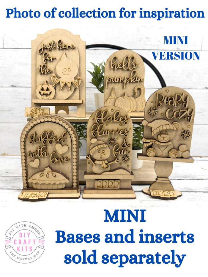 MINI Arch Easel Base for Interchangeable MINI Arch inserts