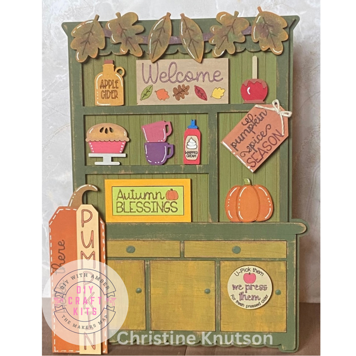 Mini Autumn Blessings Hutch DIY Craft Kit