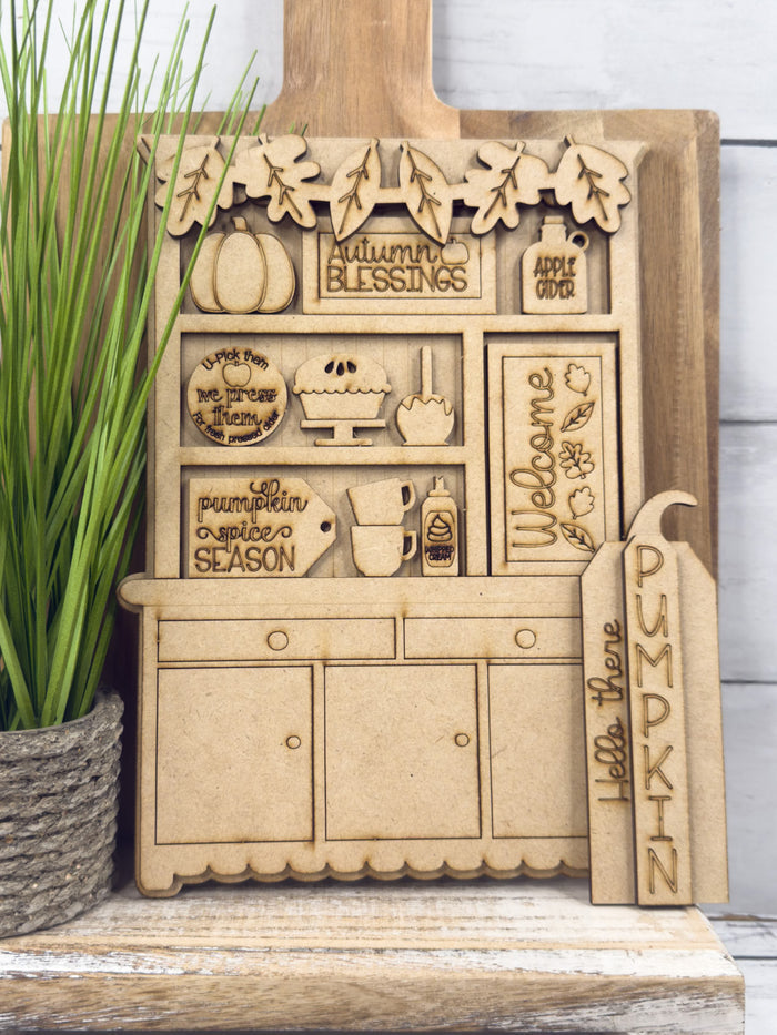 Mini Autumn Blessings Hutch DIY Craft Kit