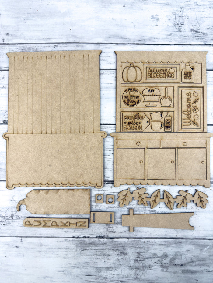 Mini Autumn Blessings Hutch DIY Craft Kit