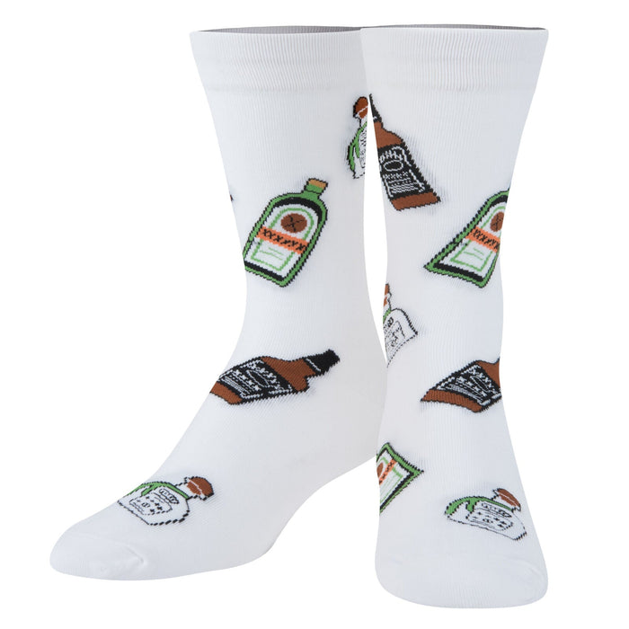 Mini Bottles Crew Socks - Premium Socks from Crazy Socks - Just $8! Shop now at Pat's Monograms