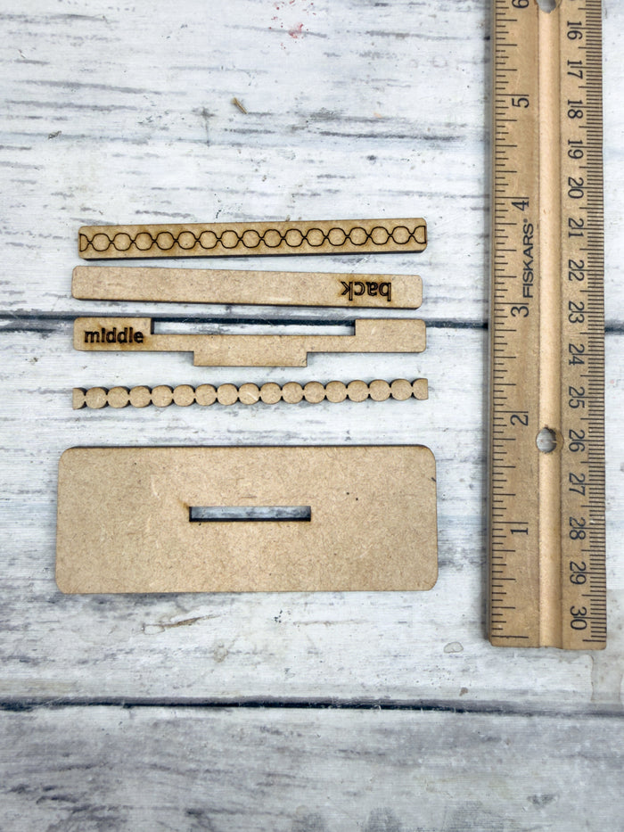 Mini FLAT Cake Base for Interchangeable Cakes Inserts