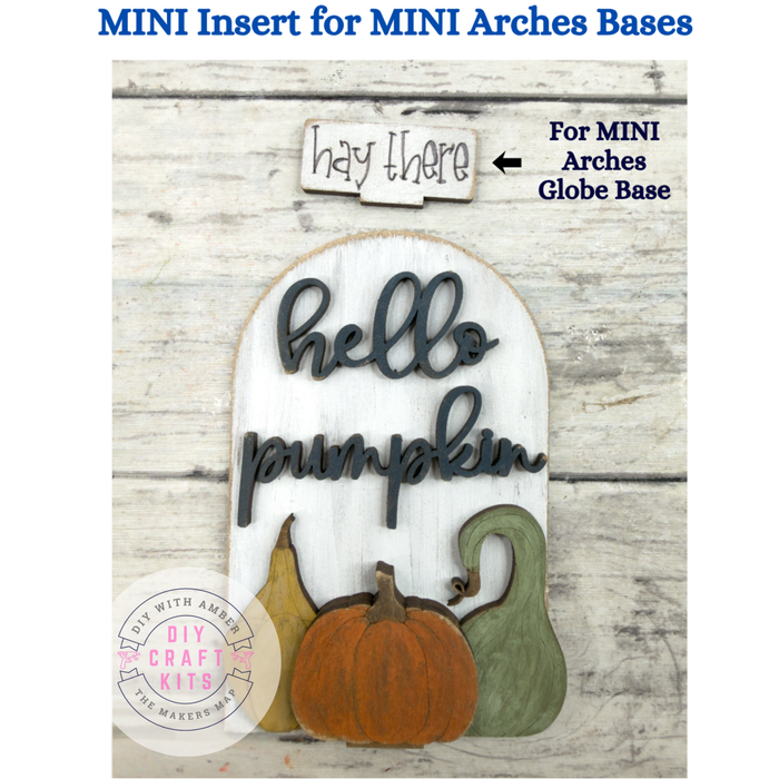 MINI Hello Pumpkin Arch Insert for Interchangeable MINI Arches Bases