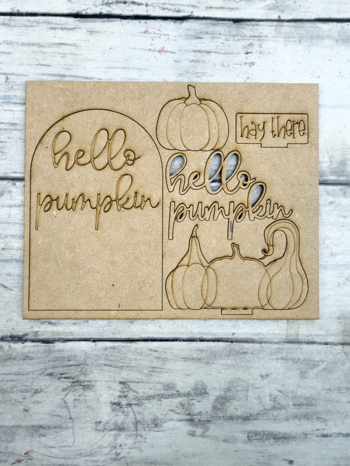 MINI Hello Pumpkin Arch Insert for Interchangeable MINI Arches Bases