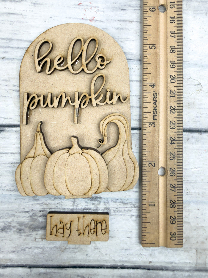 MINI Hello Pumpkin Arch Insert for Interchangeable MINI Arches Bases