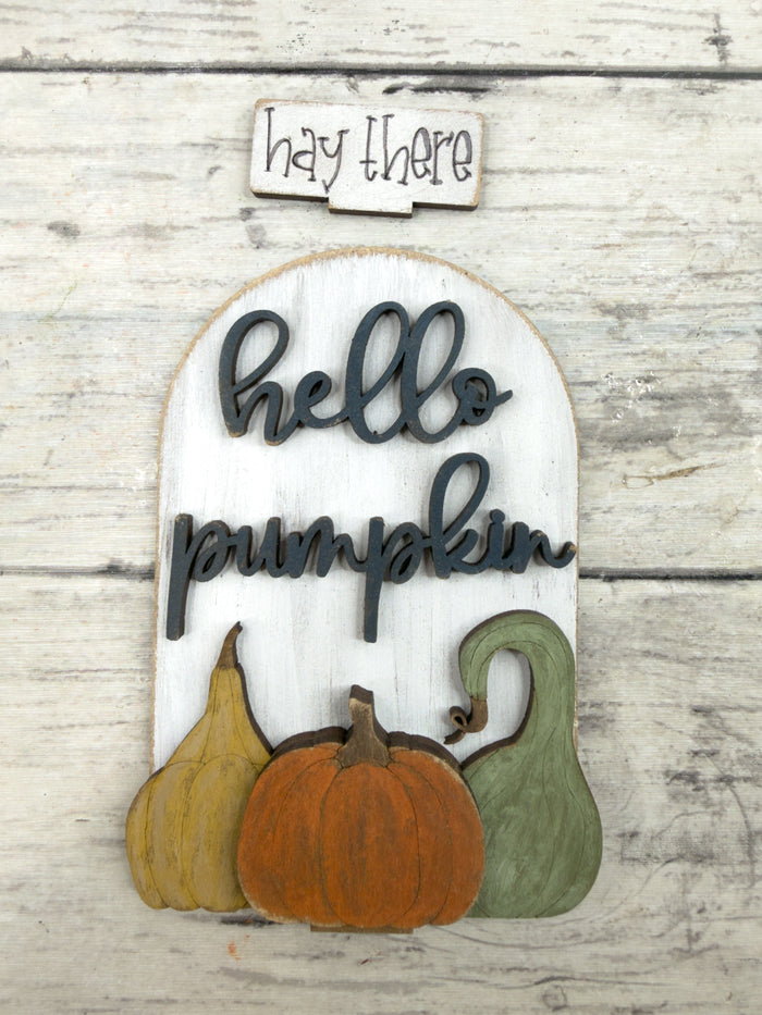 MINI Hello Pumpkin Arch Insert for Interchangeable MINI Arches Bases