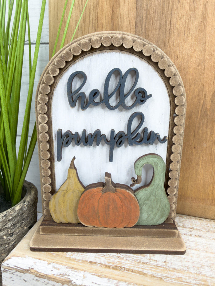 MINI Hello Pumpkin Arch Insert for Interchangeable MINI Arches Bases