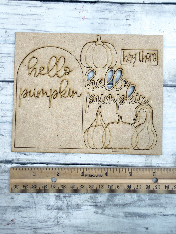 MINI Hello Pumpkin Arch Insert for Interchangeable MINI Arches Bases