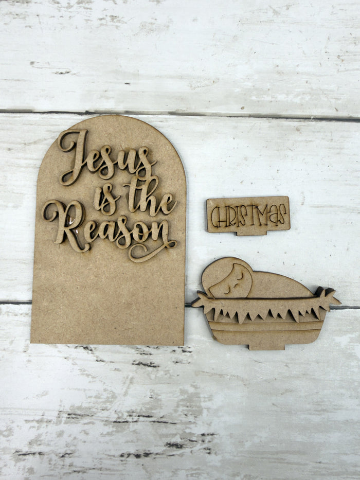 MINI Jesus is the Reason Arch Insert for Interchangeable MINI Arches Bases
