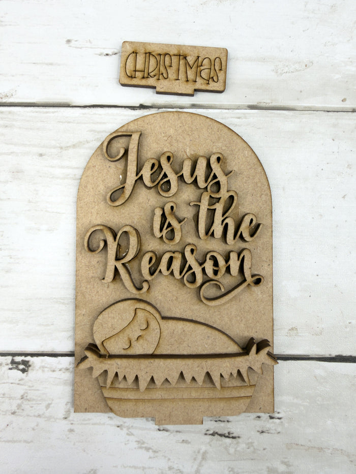 MINI Jesus is the Reason Arch Insert for Interchangeable MINI Arches Bases