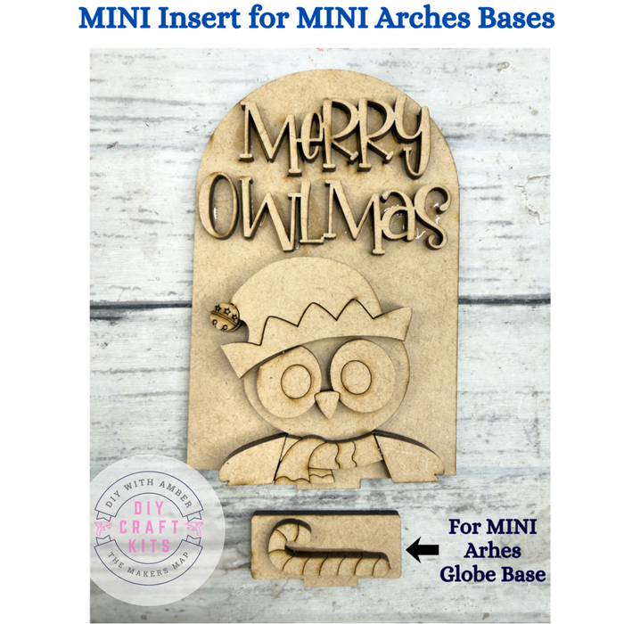MINI Owl-mas Arch Insert for Interchangeable MINI Arches Bases