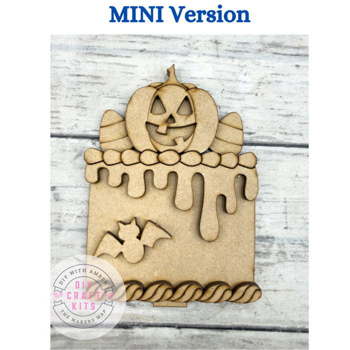 Mini Pumpkin Cake insert for Interchangeable mini cake bases