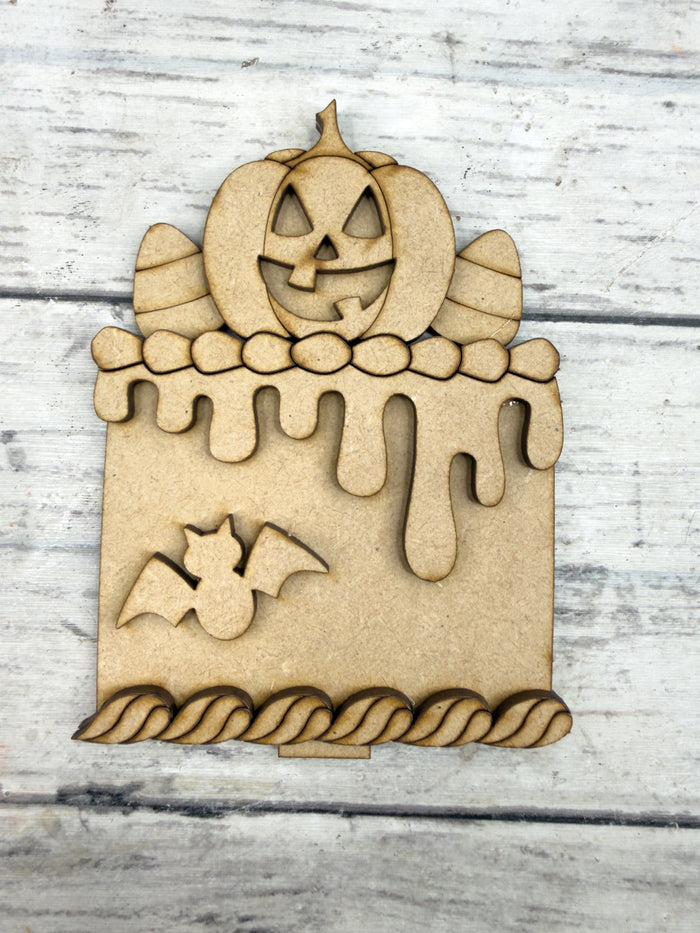 Mini Pumpkin Cake insert for Interchangeable mini cake bases