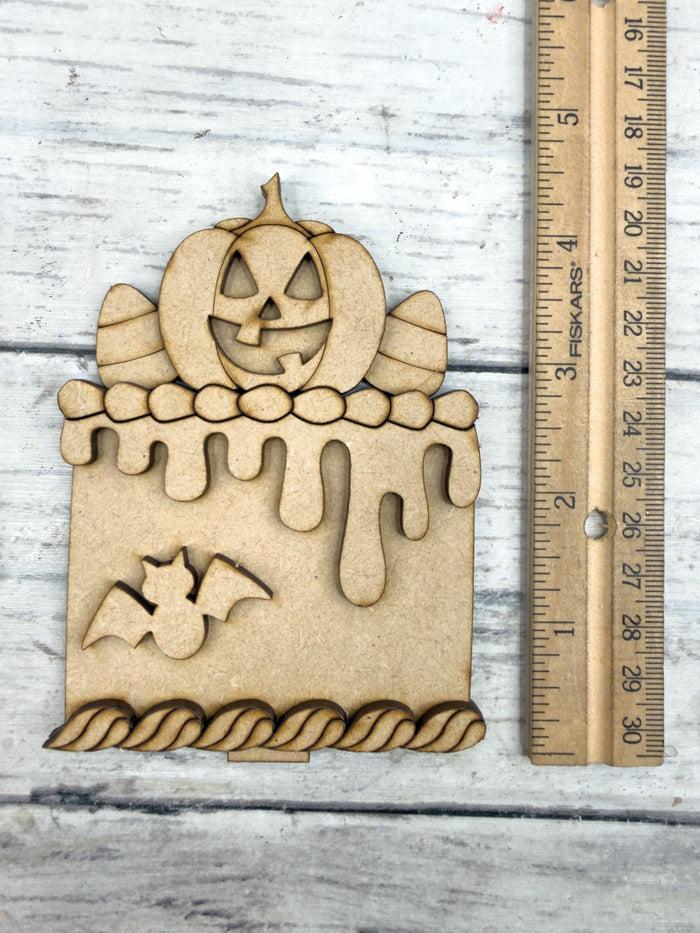 Mini Pumpkin Cake insert for Interchangeable mini cake bases