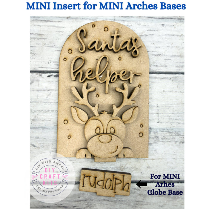 MINI Reindeer Helper Arch Insert for Interchangeable MINI Arches Bases