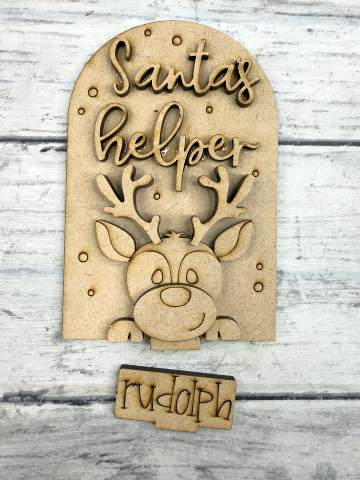 MINI Reindeer Helper Arch Insert for Interchangeable MINI Arches Bases