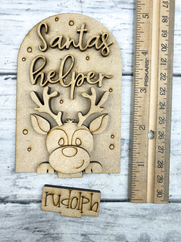 MINI Reindeer Helper Arch Insert for Interchangeable MINI Arches Bases