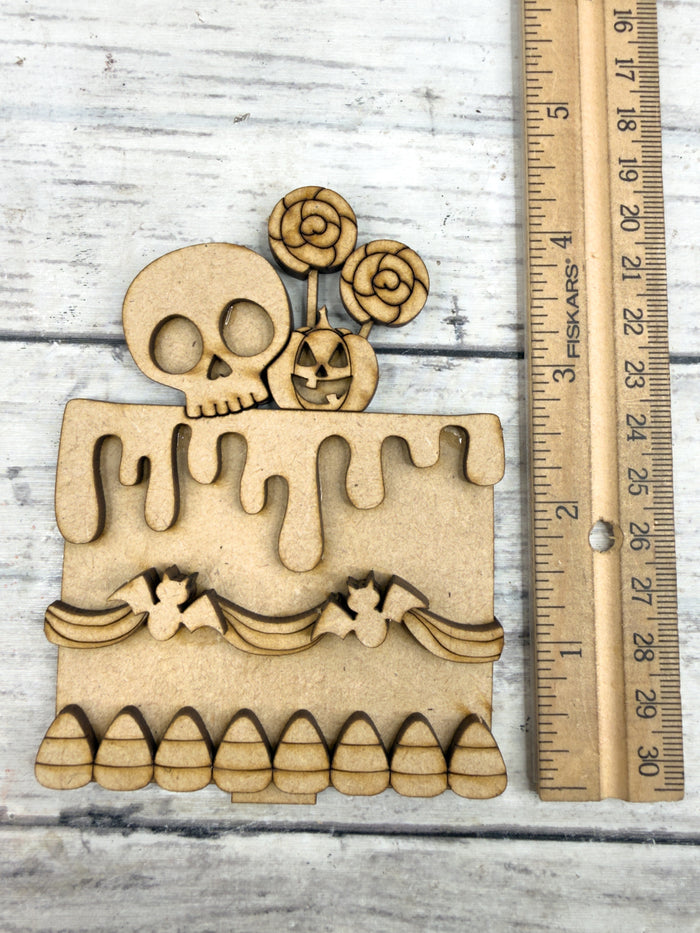 Mini Skull Cake insert for Interchangeable mini cake bases
