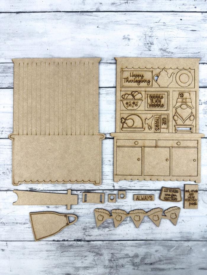 Mini Thanksgiving Gnome Hutch DIY Craft Kit