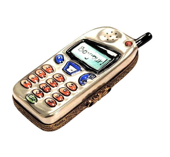 Cell Phone Limoges Box Elegance Porcelain Limoges home professional French Trinket Box