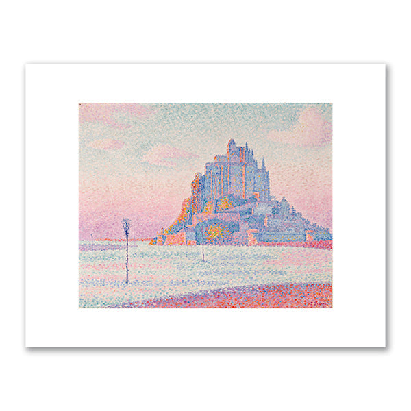 Paul Signac, Mont Saint-Michel, Setting Sun, 1897, Dallas Museum of Art. Photo Â© Bridgeman Images. Fine Art Prints in various sizes by Museums.Co