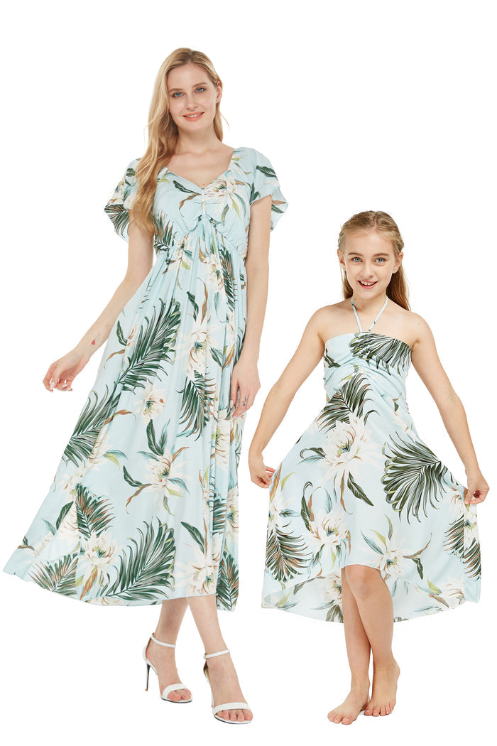 Mother Daughter Hale Set in Wispy Cereus Light Blue