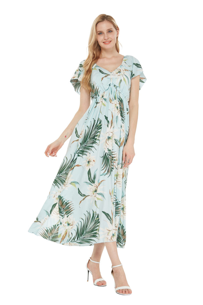 Mother Daughter Haleakala Set in Wispy Cereus Light Blue