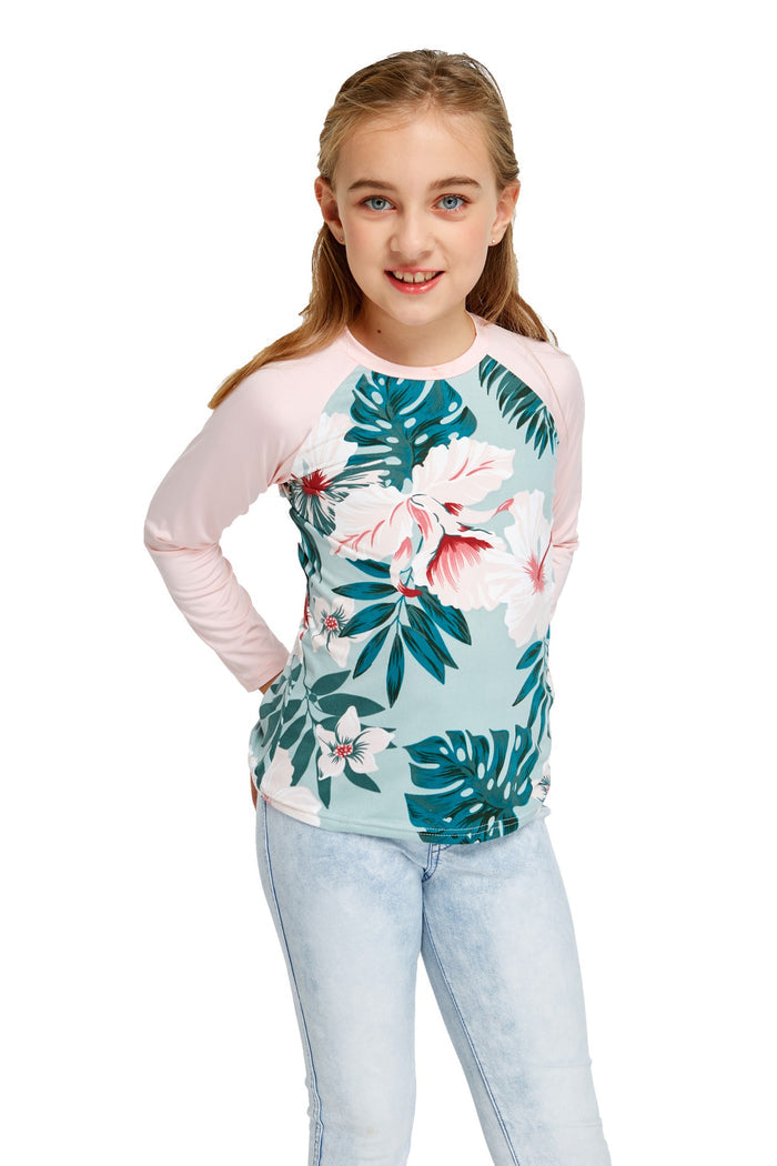 Mother Daughter Hauoli Set in Mint Forest Green