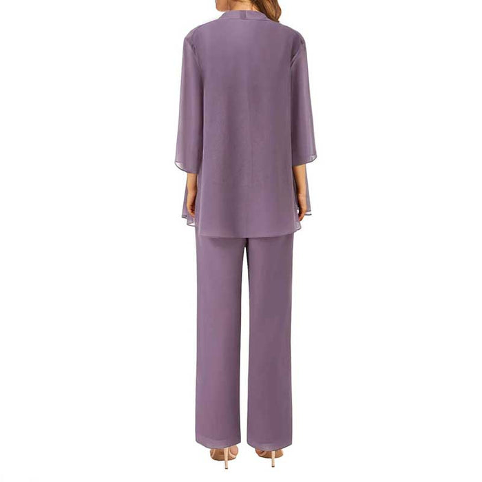 Mother of The Bride Dresses Pant Suits Wedding Guest Outfit Set