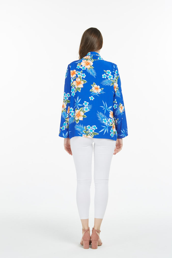 Mother Son Keaau Set in Hibiscus Blue
