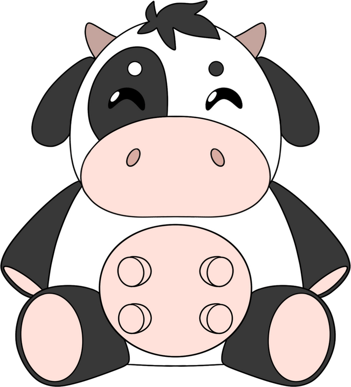 Mr. Cow Plush (1ft)