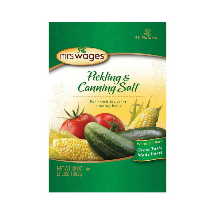 Mrs. Wages Pickling & Canning Salt - Pittsboro Feed